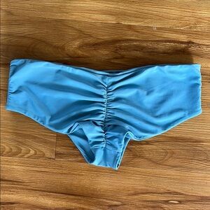 Fused Hawaii Kona Bikini Bottom: Dusty Blue in Size Large